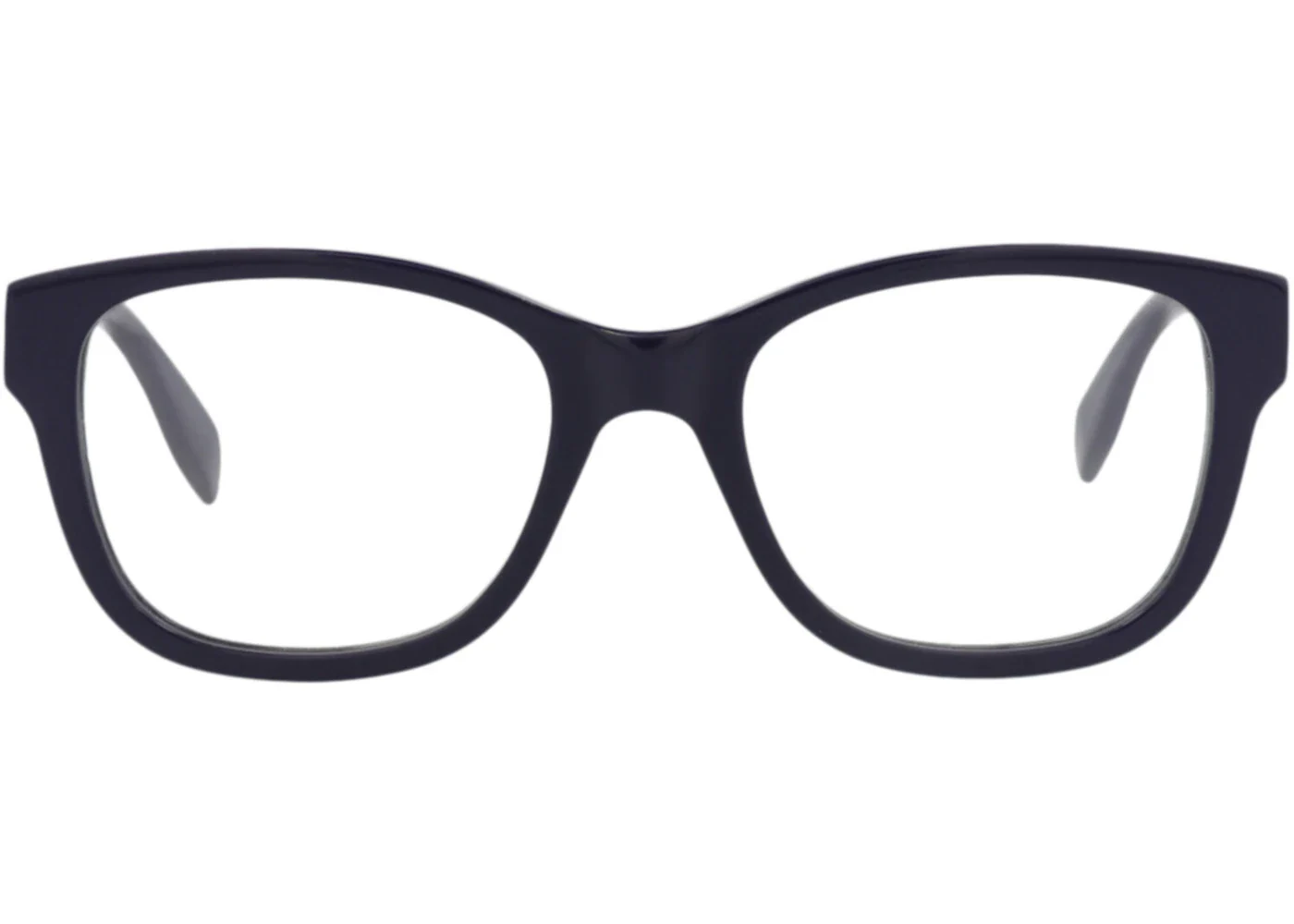 Alexander McQueen Square-Frame Acetate Optical Frames Blue Blue Transparent (AM0350O-30012328-004)