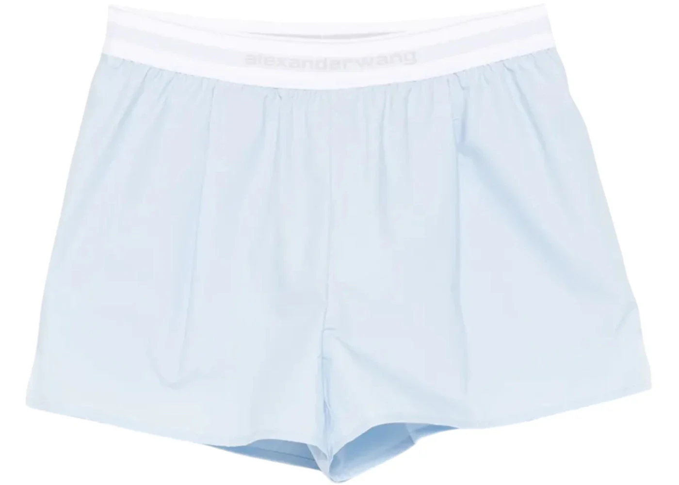 Alexander Wang Logo Elastic Short Oxford Blue
