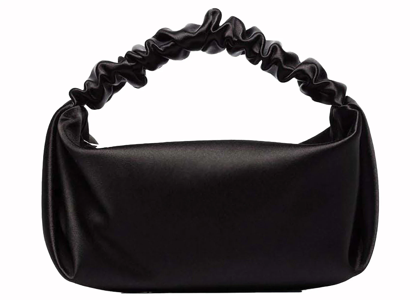 Alexander Wang Scunchie Satin Mini Bag Black