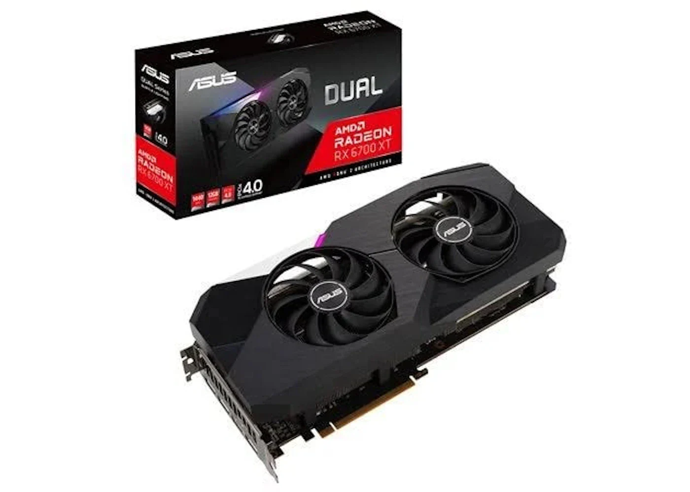 AMD ASUS Dual Radeon RX 6700 XT 12GB Graphics Card (DUAL-RX6700XT-12G)