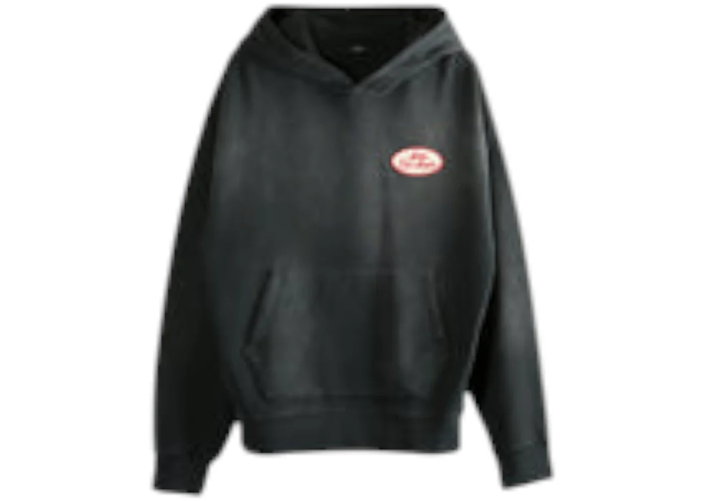 AMIRI Station Patch Oversized Hoodie Black