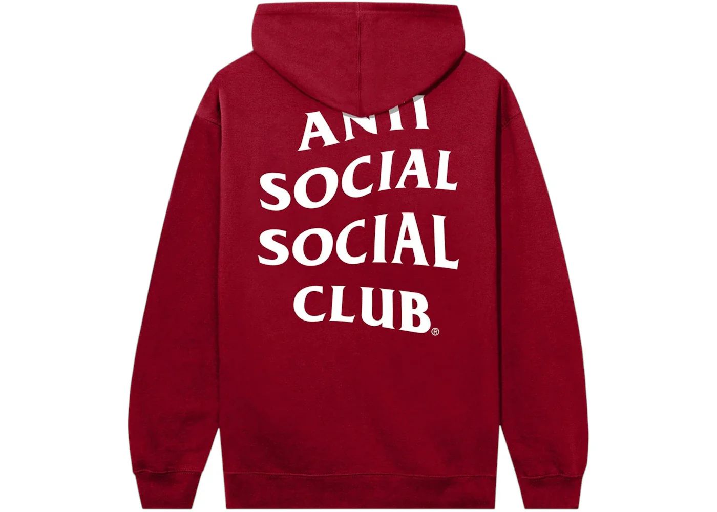 Anti Social Social Club Exit Hoodie Red
