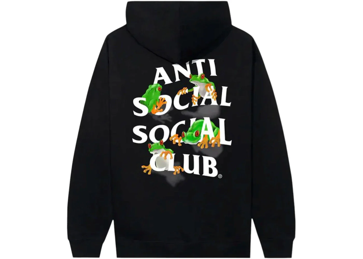 Anti Social Social Club Red Eye Hoodie Black