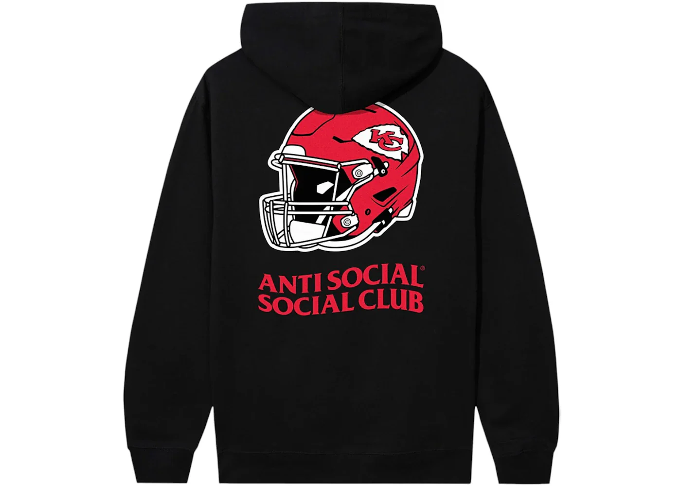 Anti Social Social Club x Kansas City Chiefs Impact Hoodie Black