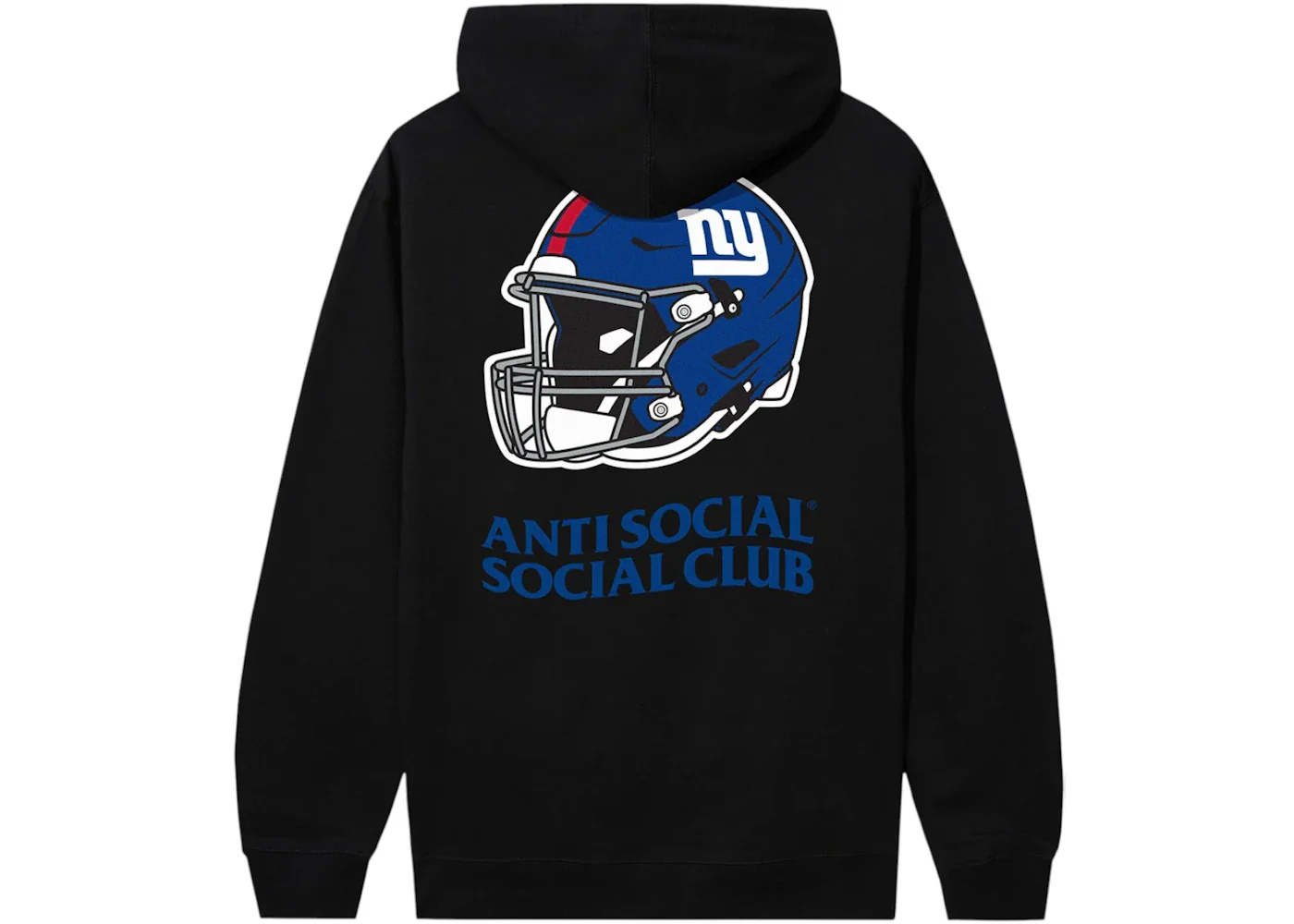 Anti Social Social Club x New York Giants Impact Hoodie Black