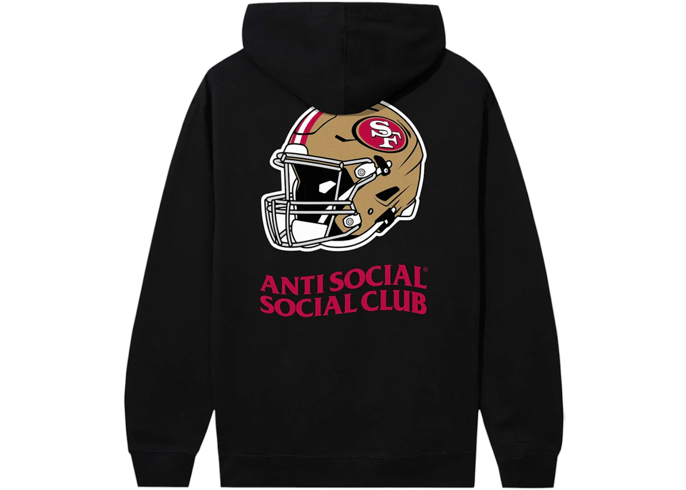 Anti Social Social Club x San Francisco 49ers Impact Hoodie Black