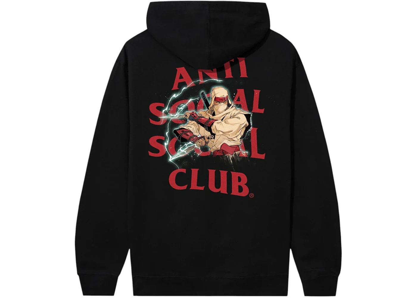 Anti Social Social Club x Shinobi Art Of Vengeance Hoodie Black