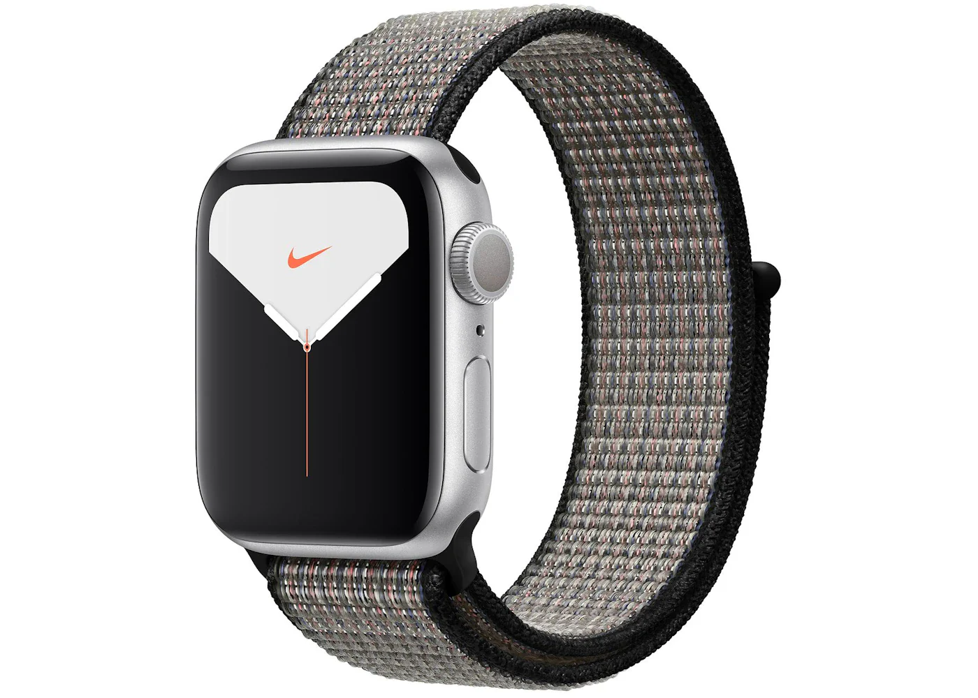 Apple Watch Nike Series 5 GPS 40mm Silver Aluminum with Royal Pulse Lava Glow Loop A2092