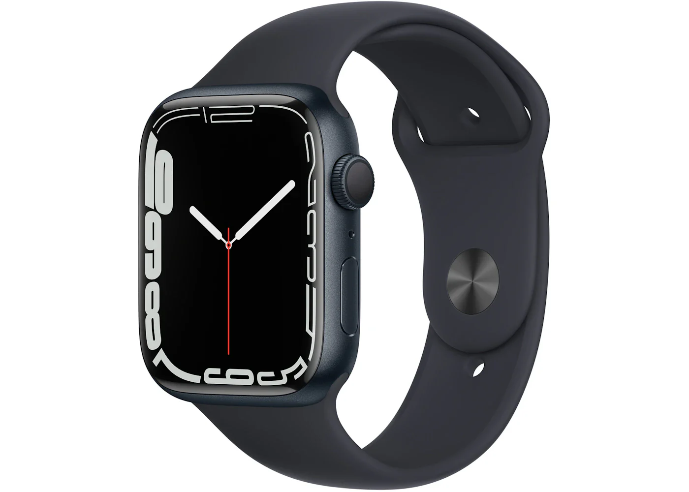 Apple Watch Series 7 GPS 45mm Midnight Aluminum with Midnight Sport Band MKN53LL/A