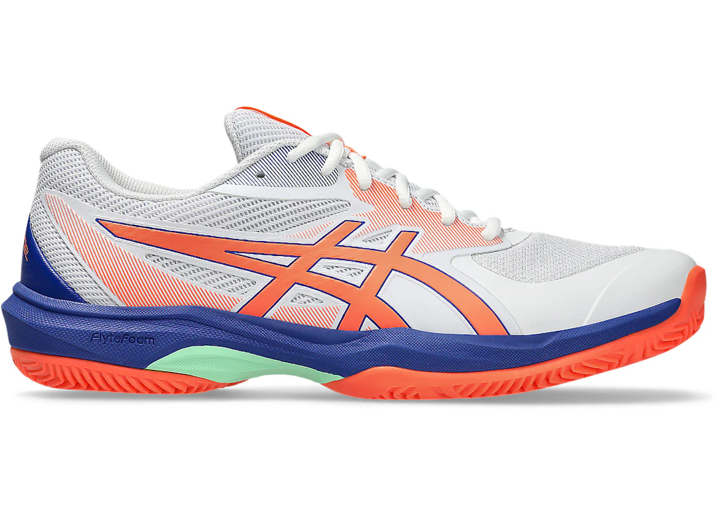 ASICS Game FF Padel White Vivid Coral