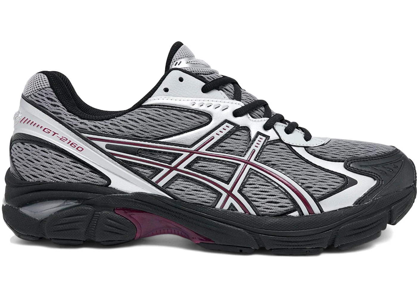 ASICS GT-2160 Black Grey Burgundy