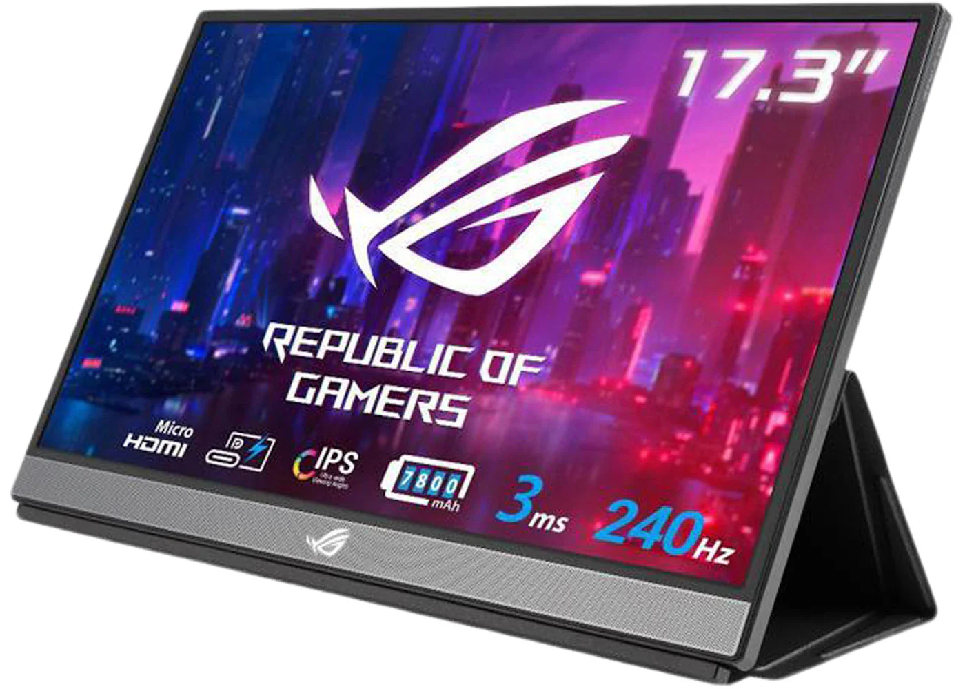 ASUS ROG Strix IPS 17 Inch Portable Monitor XG17AHPE Black