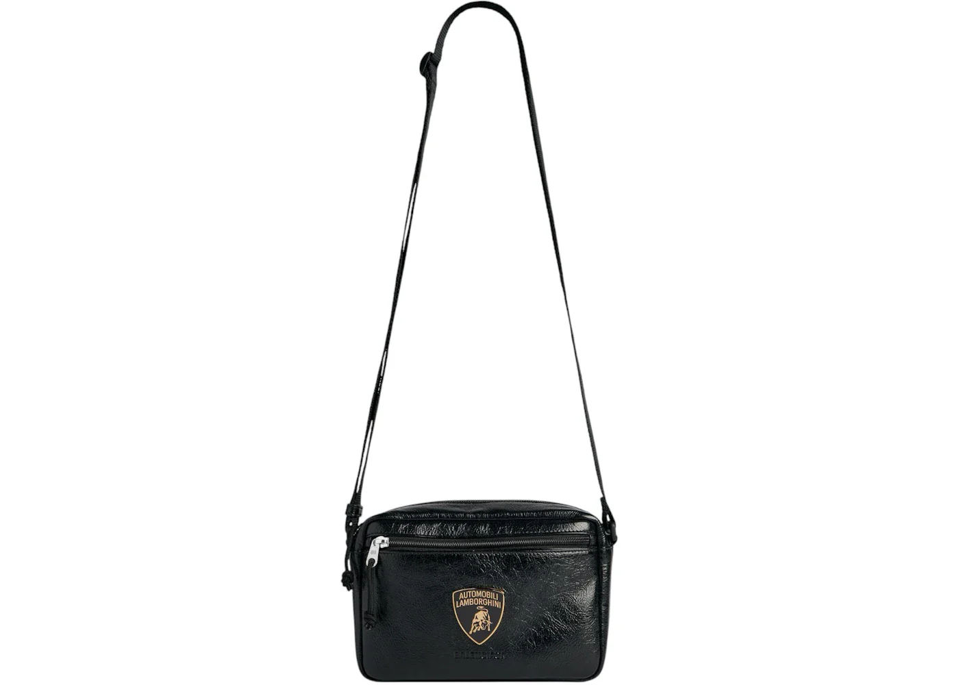 Balenciaga Automobil Lamborghini Explorer Shoulder Bag Black