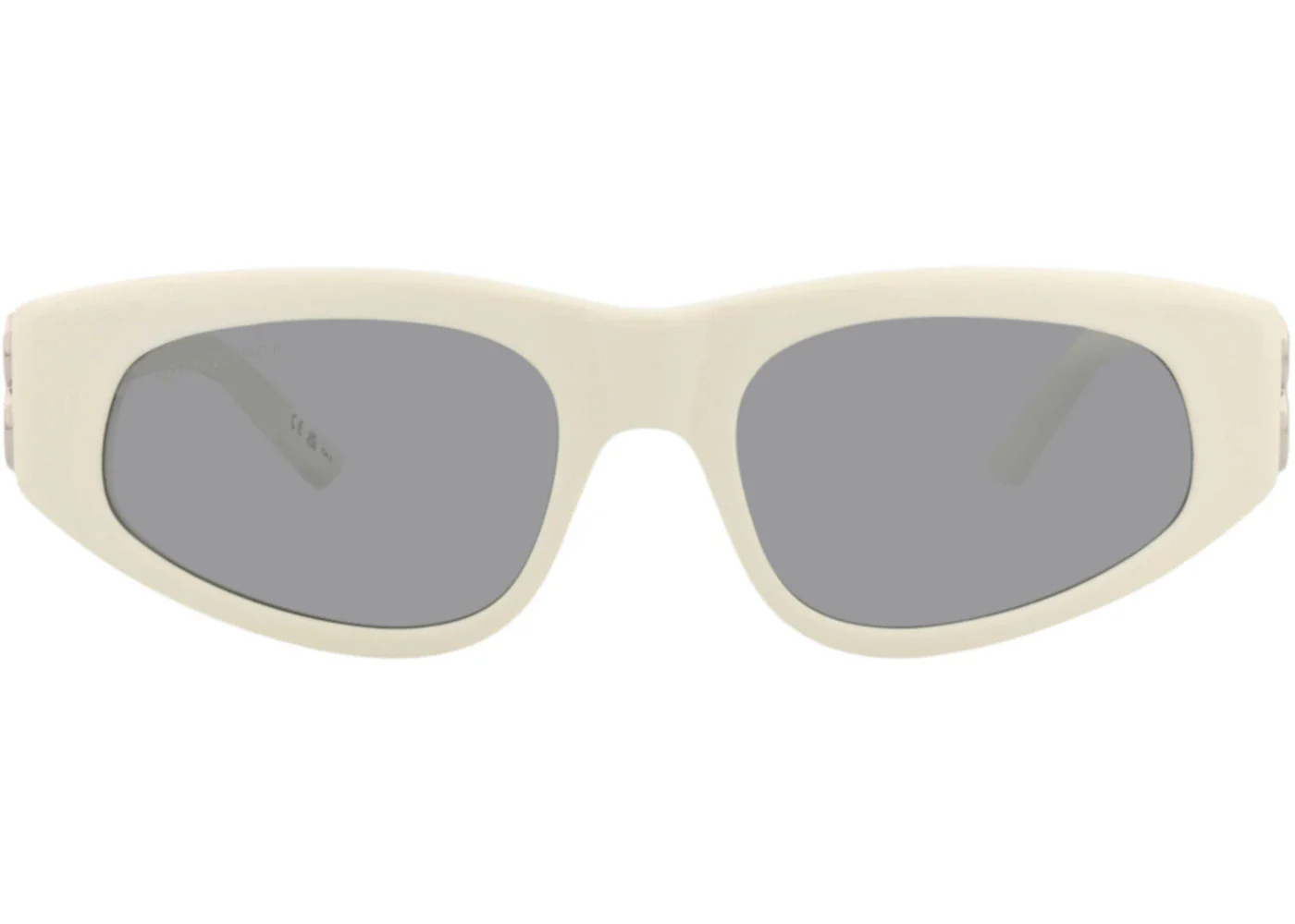 Balenciaga Cat Eye-Frame Recycled Acetate Sunglasses White Silver Silver (BB0095S-30008868-021)