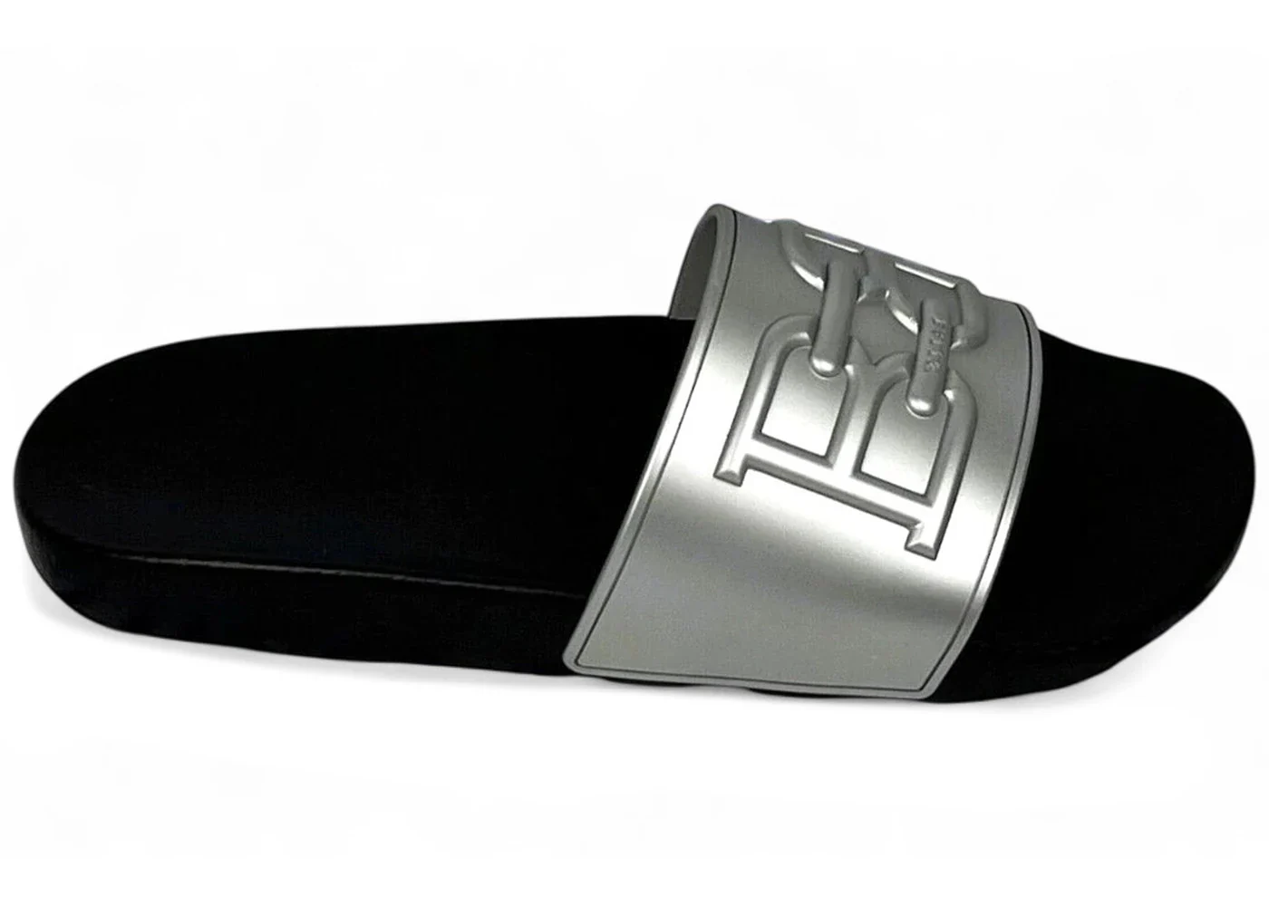 Bally Scotty Rubber Sandal Silver Black