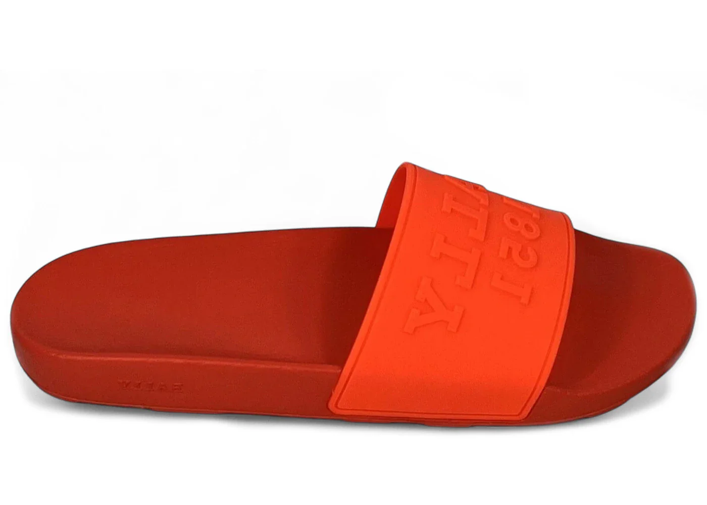 Bally Slaim Rubber Sandal Arancio Orange
