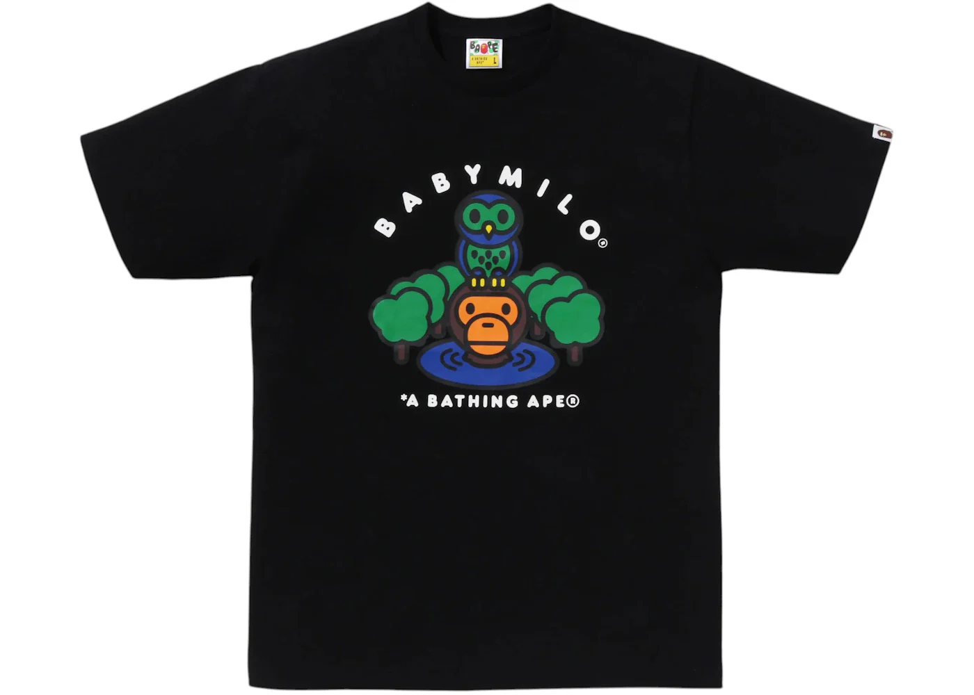BAPE Baby Milo (Seibu Ikebukuro Store Exclusive) Tee Black