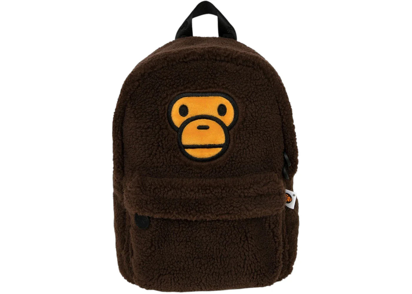 BAPE Baby Milo Sherpa Fur Mini Backpack Brown