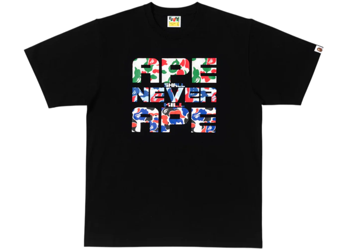 BAPE EU Camo Asnka Tee (FW25) Black