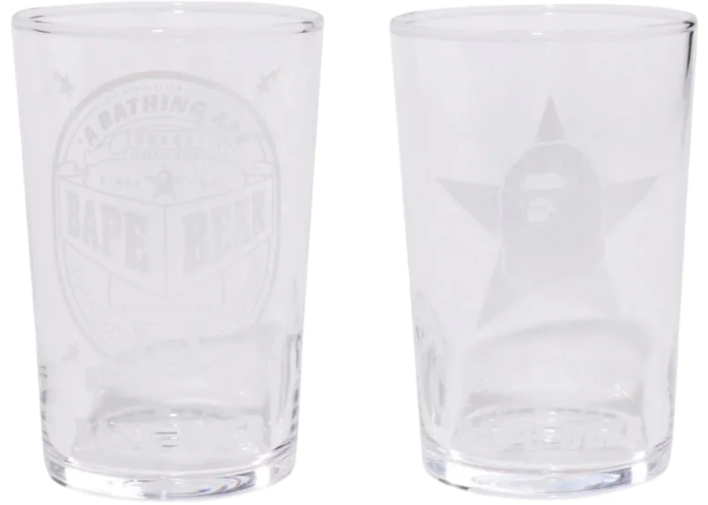 BAPE Mini Glass Set Clear