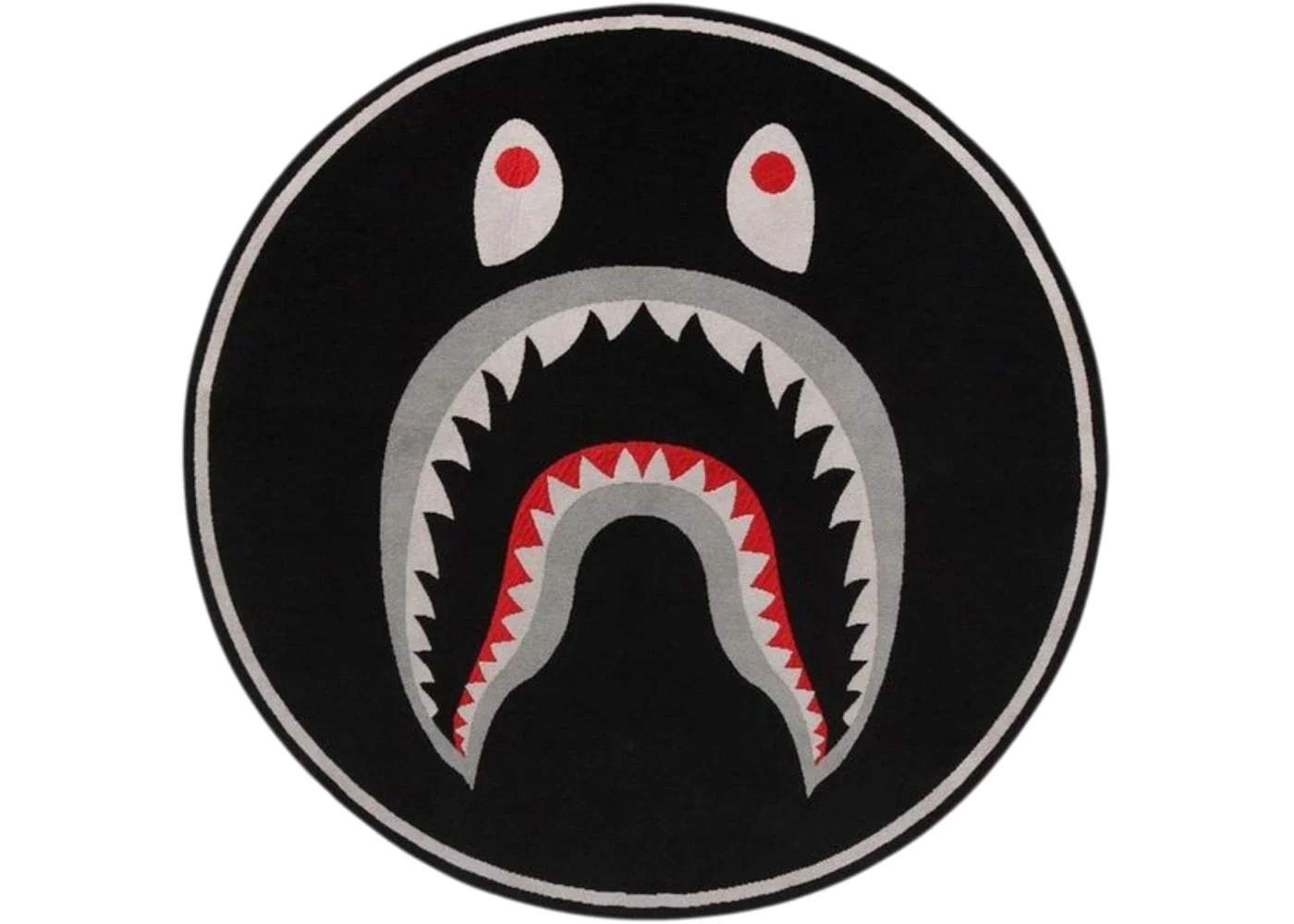 BAPE Shark Floor Rug Black