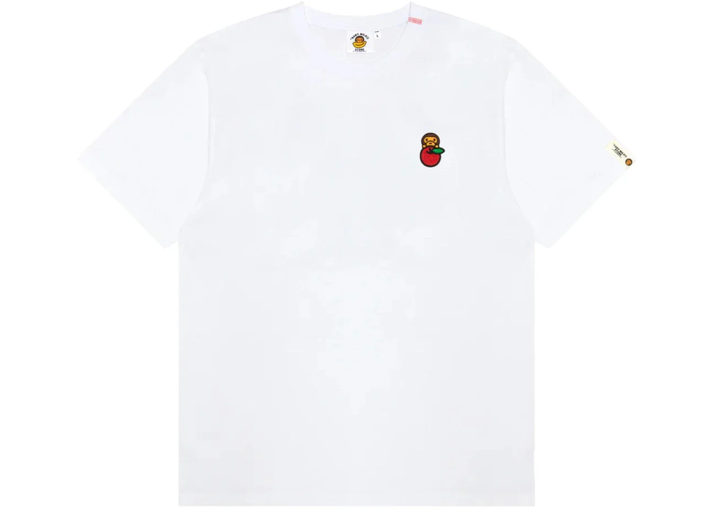 BAPE Women's Baby Milo Apple Tee White