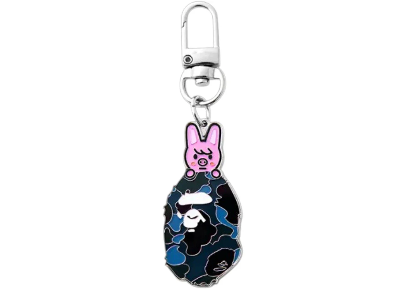 BAPE x Stray Kids Changbin Keychain Navy