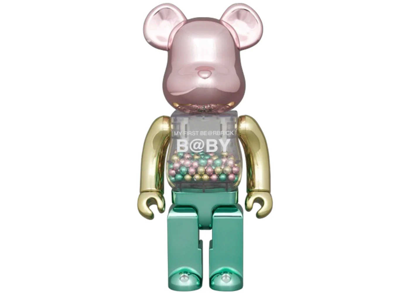 Bearbrick My First Be@rbrick 1st Color Chrome 100% & 400% Set