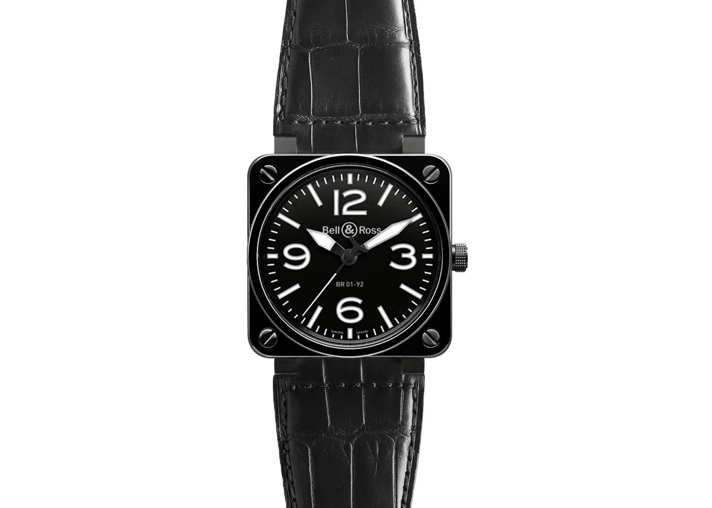 Bell and Ross Aviation BR0192-BL-CER/SCR