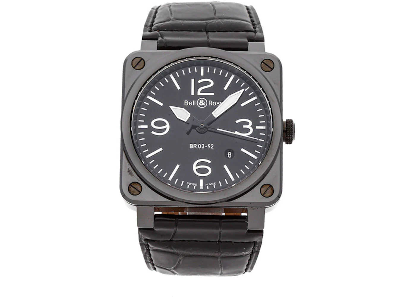Bell and Ross Aviation BR03-92 BR0392-CER-BLP/SCR