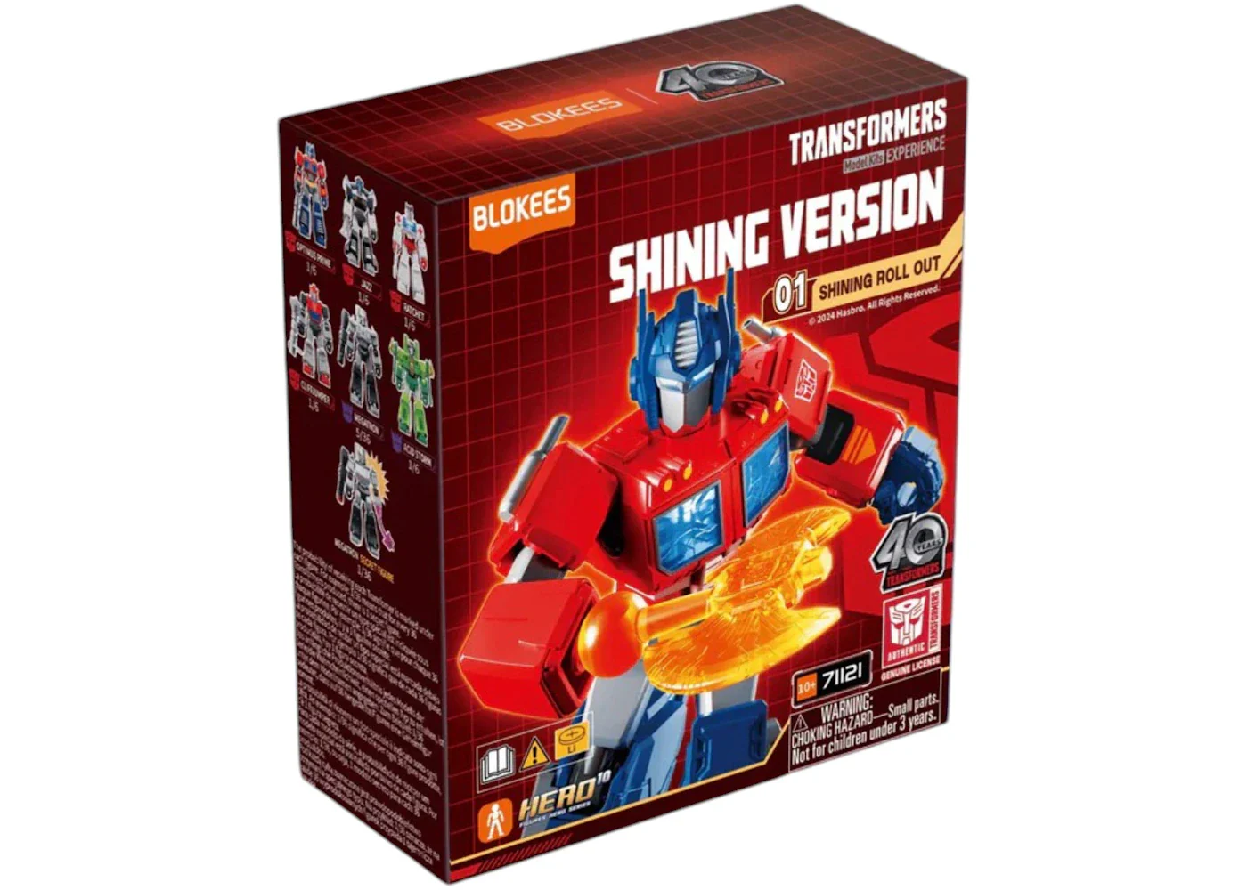 Blokees Transformers Shining Version 01 Shining Roll Out Single Blind Box