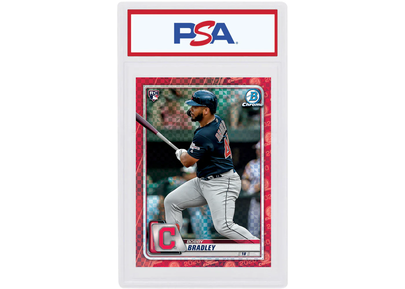 Bobby Bradley 2020 Bowman Chrome X Rookie Red X-Fractor 1/1 #47 (PSA or BGS Graded)
