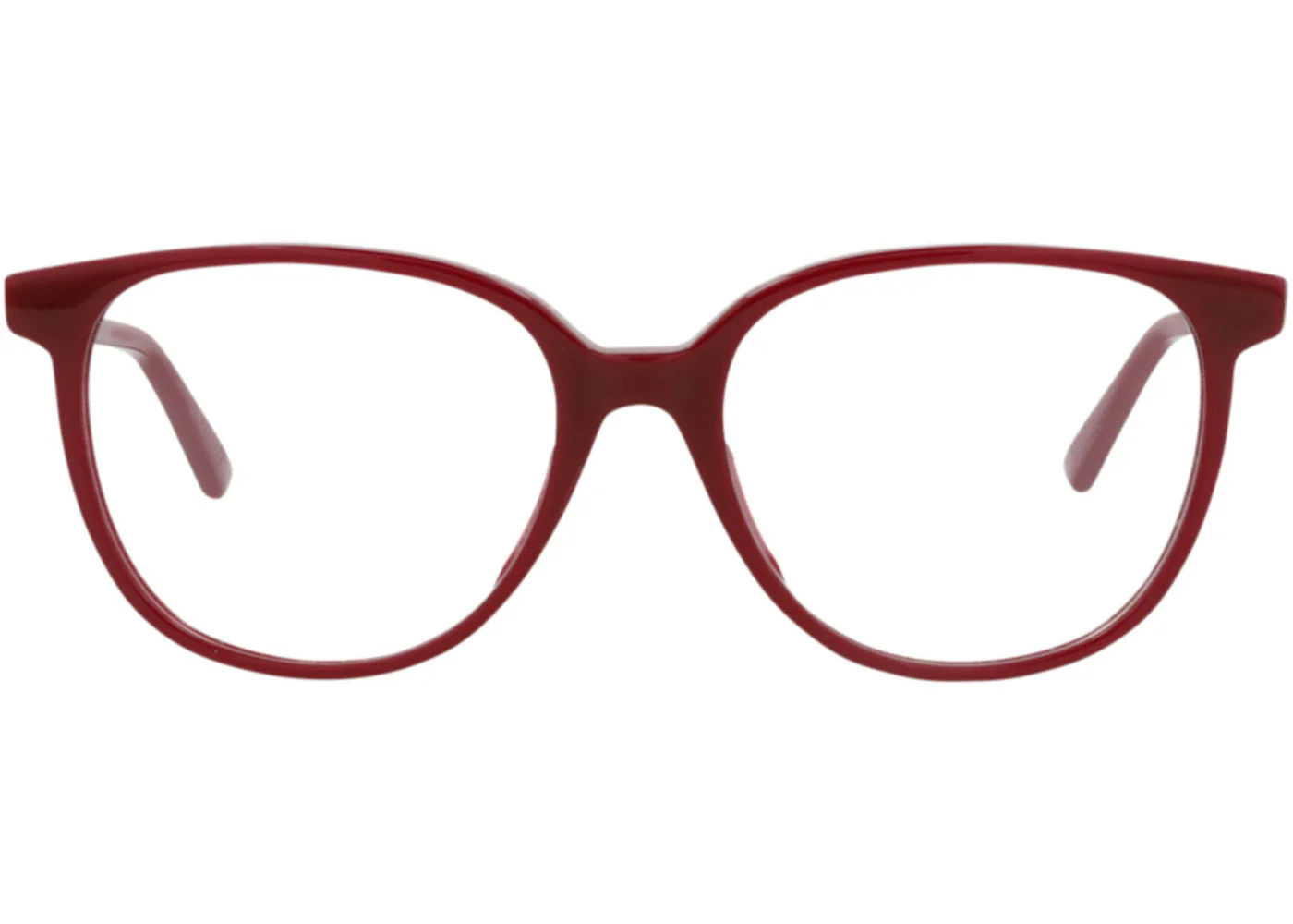 Bottega Veneta Round-Frame Acetate Optical Frames Burgundy Burgundy Transparent (BV1023O-30008300-003)