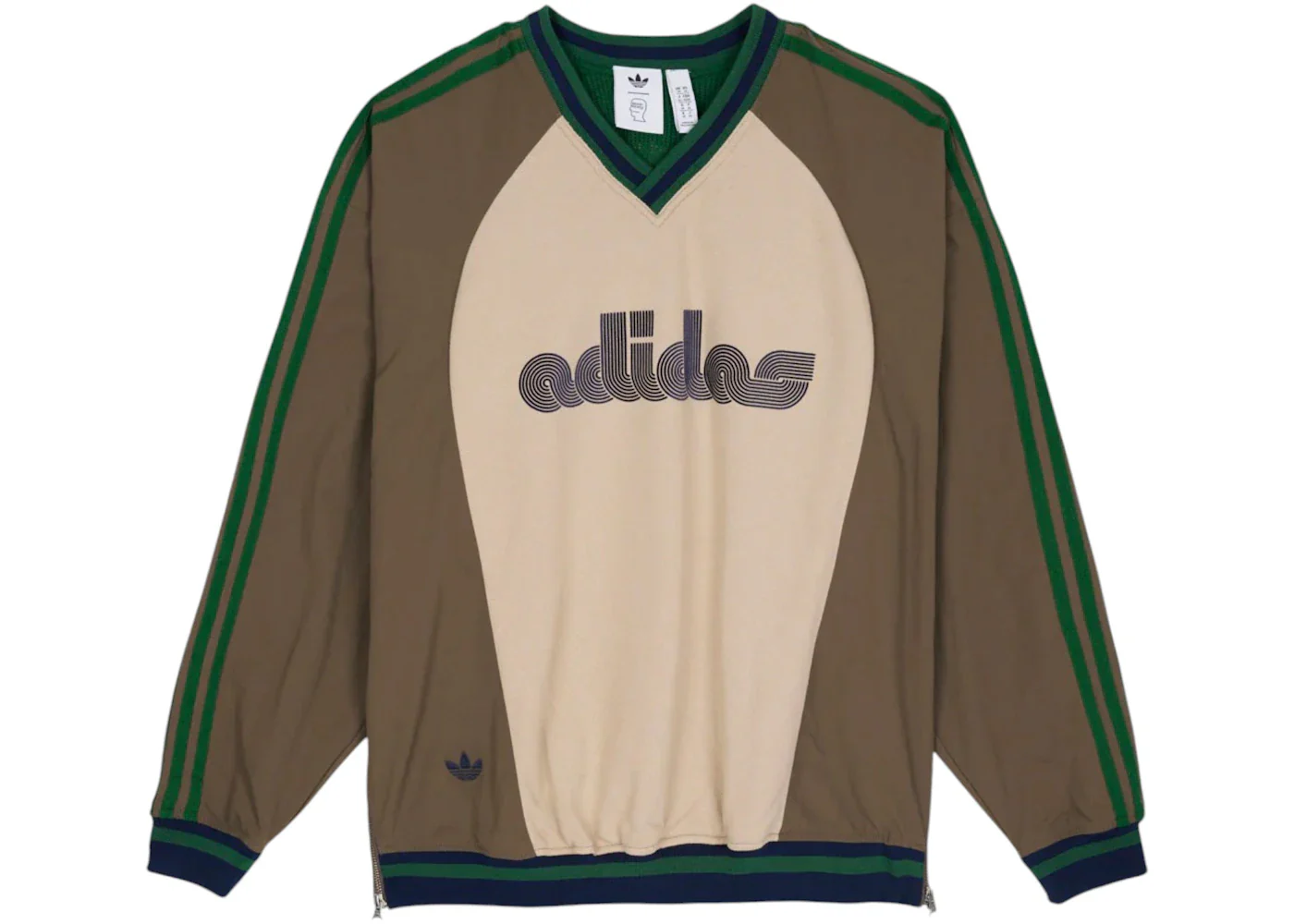 Brain Dead x adidas Pullover Jacket Brown/Multi