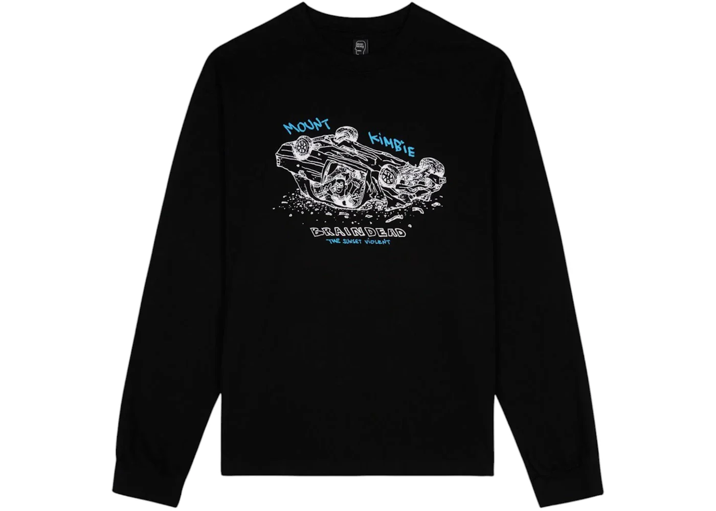 Brain Dead x Mount Kimbie The Sunset Violent Long Sleeve T-Shirt Black