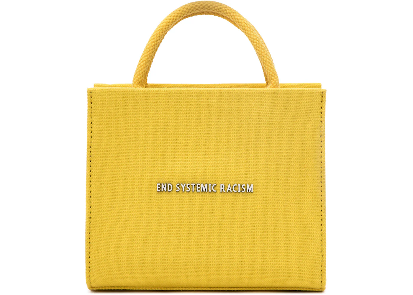 Brandon Blackwood "End Systemic Racism" ESR Tote Canvas Yellow