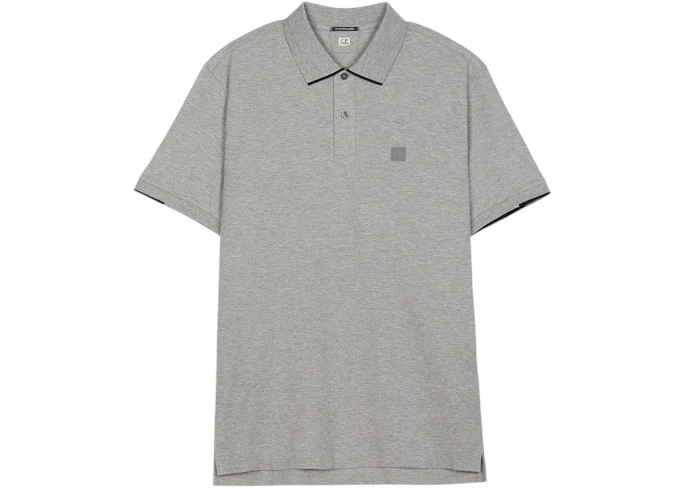 C.P. Company Collar S/S T-Shirt Gray