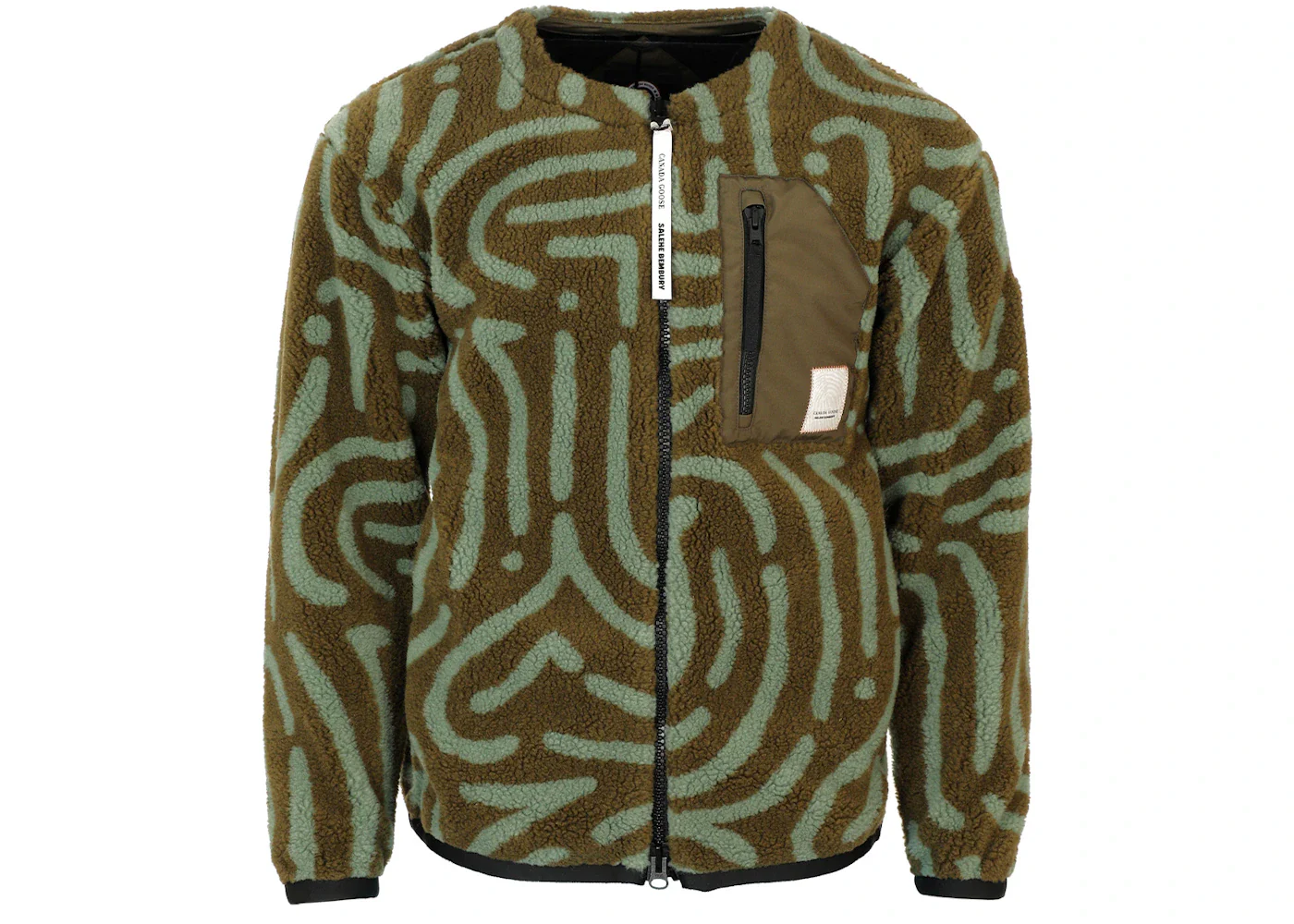 Canada Goose x NBA x Salehe Bembury Kelowna Boreal Fleece Military Green/Sagebrush