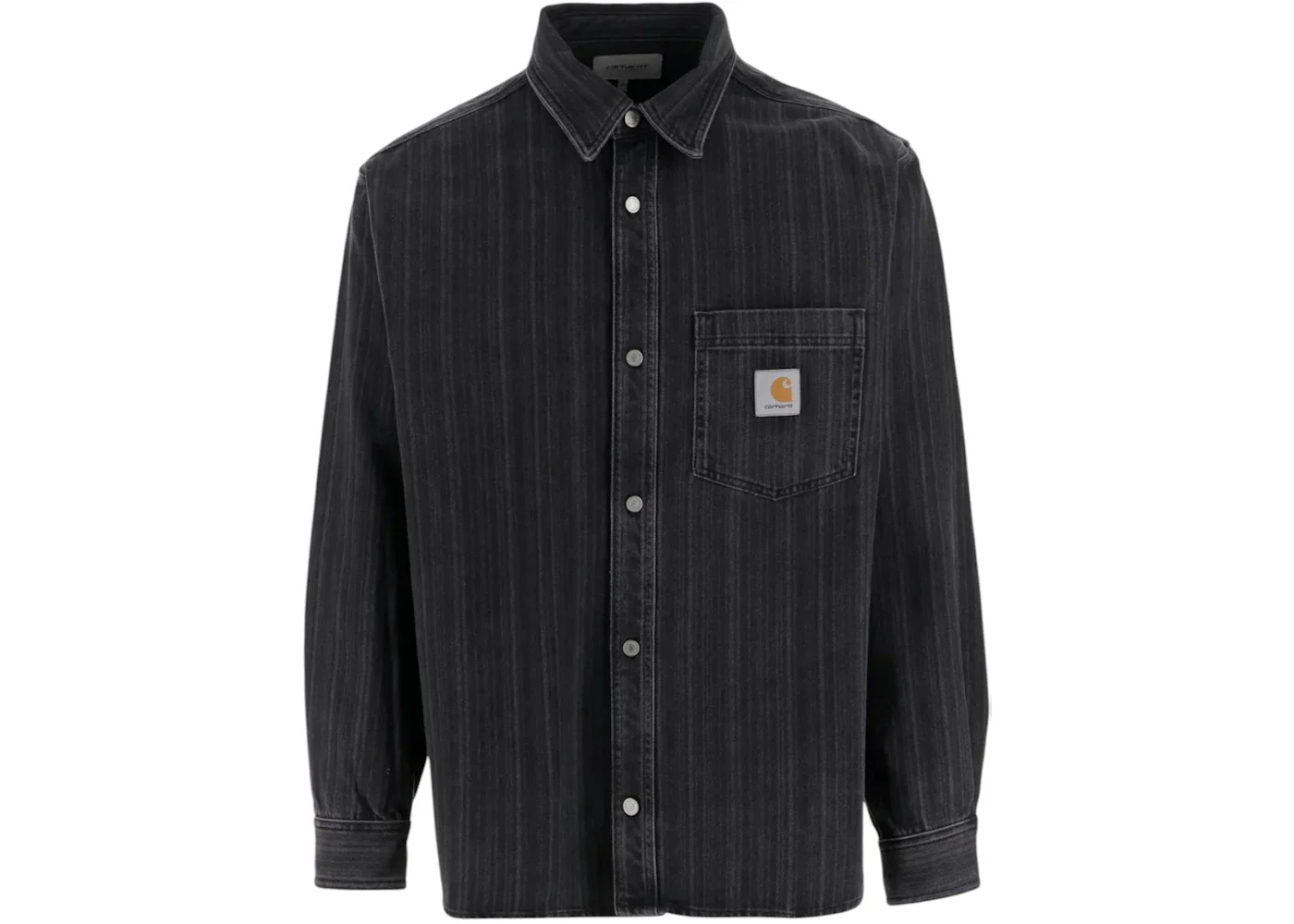 Carhartt WIP Rylan Stone Washed Shirt Rylan Stripe/Black