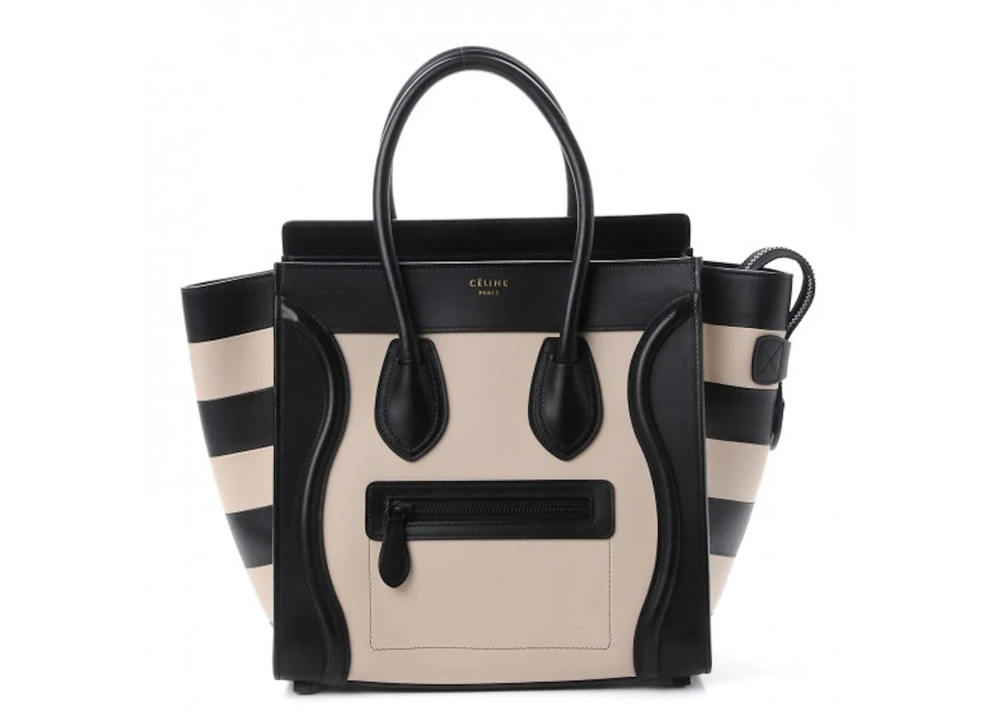 Celine Luggage Bicolor Micro Black/Beige