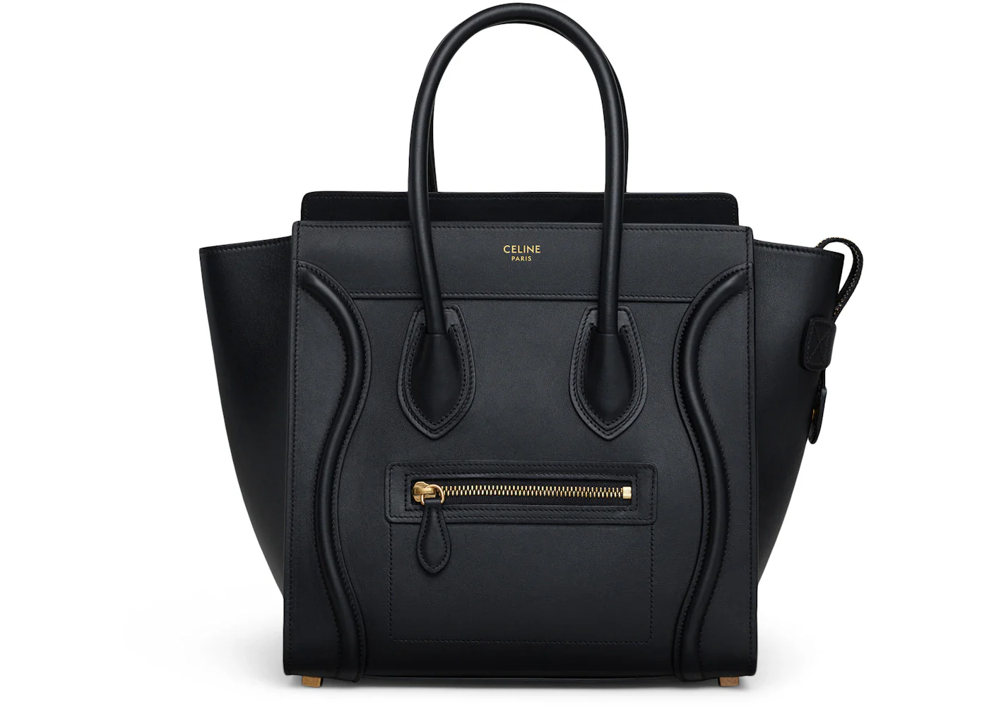 Celine Luggage Smooth Micro Black