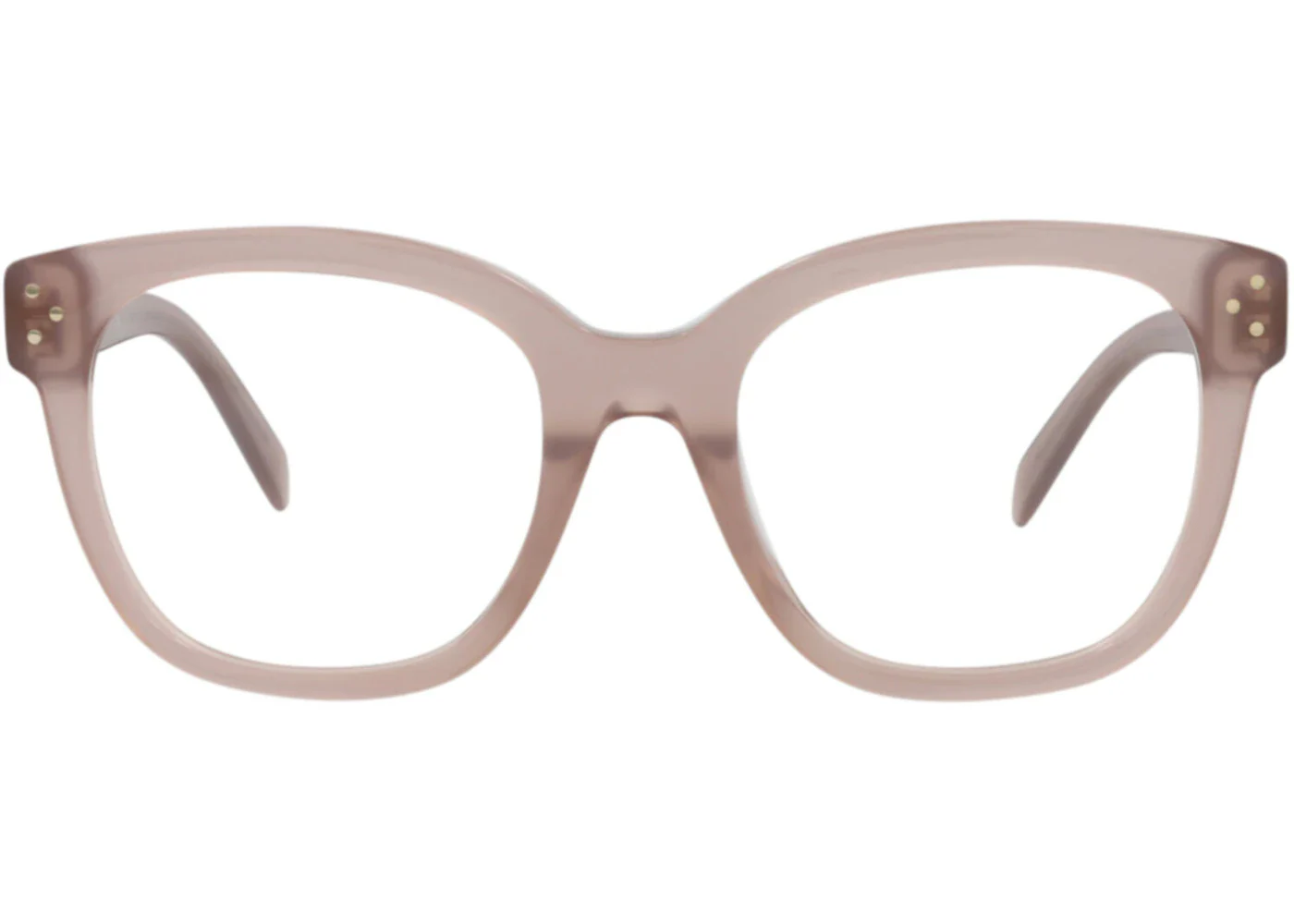 Celine Square-Frame Acetate Optical Frames Brown Brown Transparent (CL50086I-53-045)