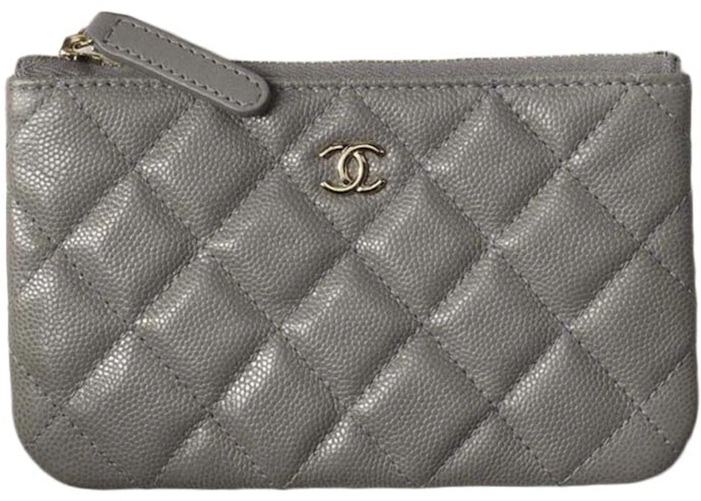 Chanel Classic Pouch Mini A82365 Gray