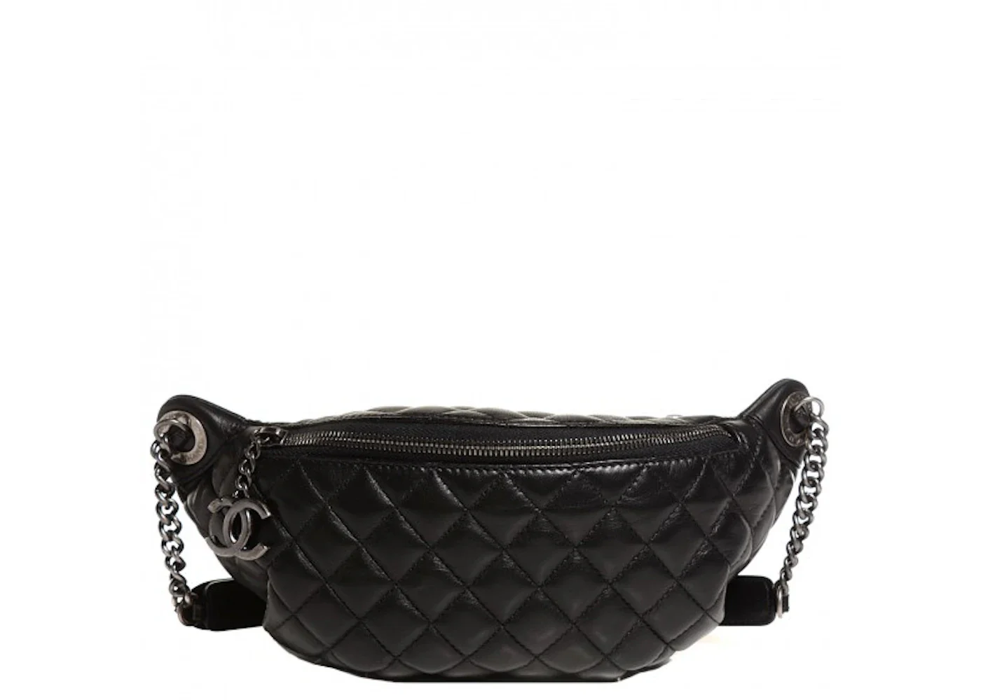 Chanel Waist Bag Quilted Black