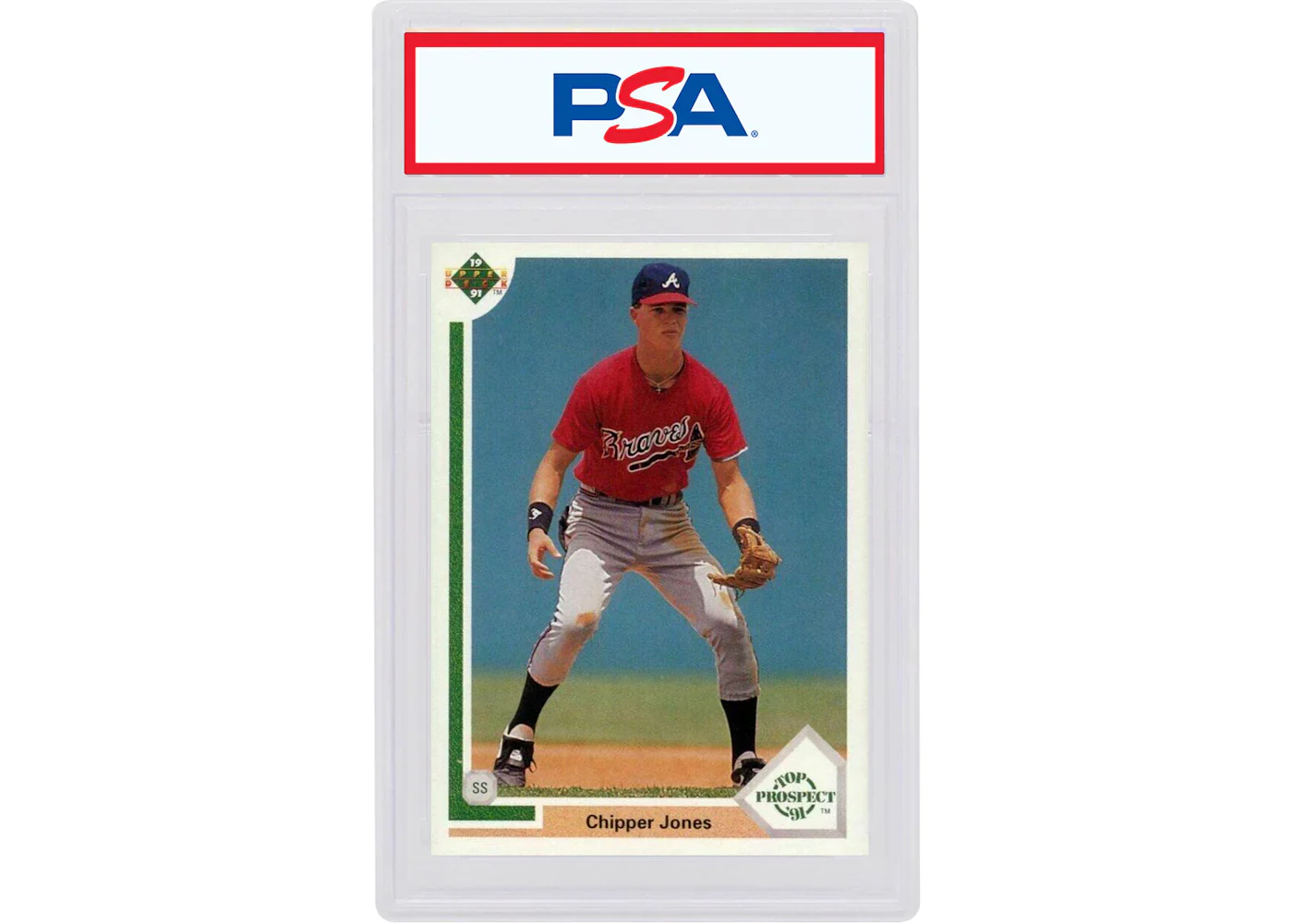 Chipper Jones 1991 Upper Deck Rookie #55 (PSA or BGS Graded)