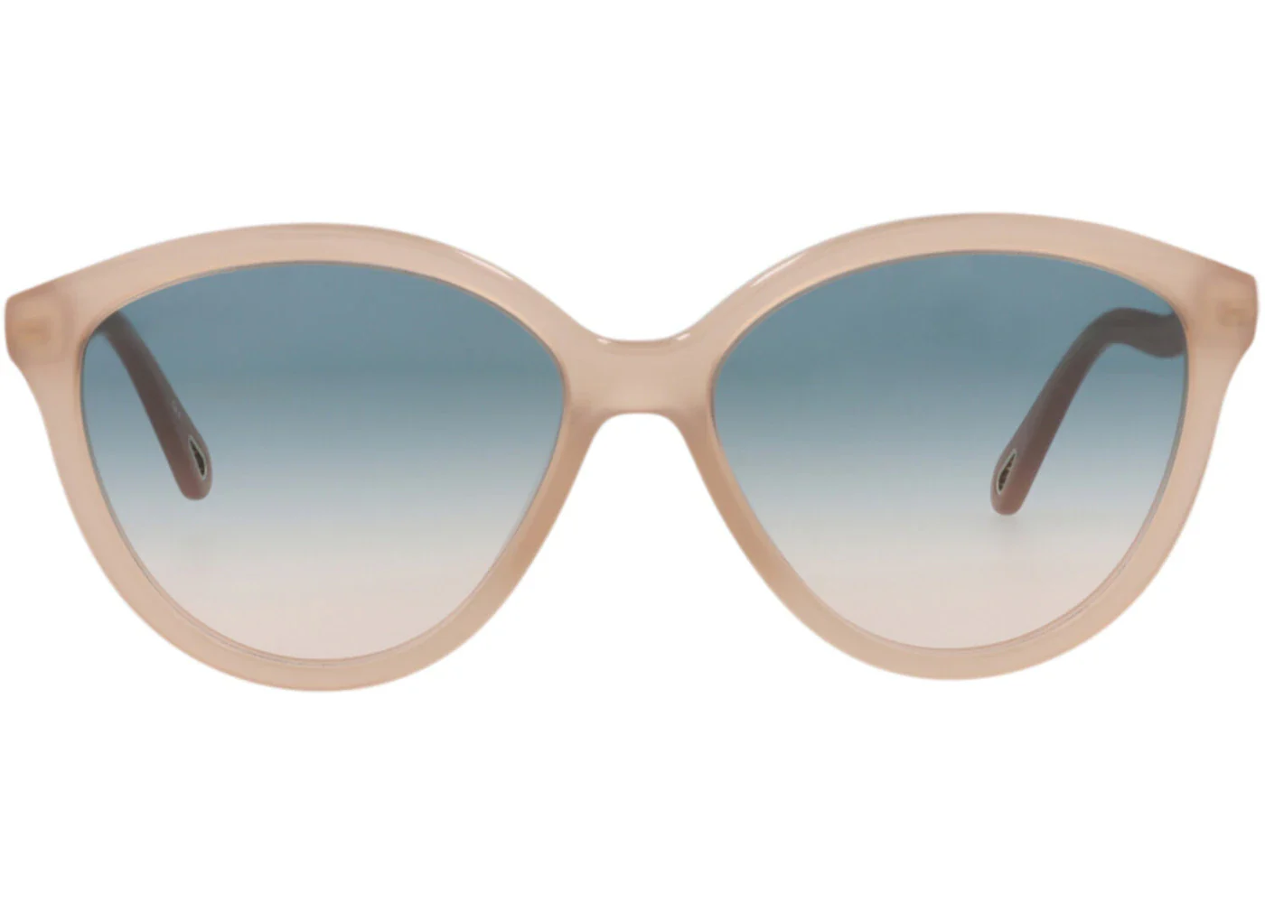 Chloe Round-Frame Bio Acetate Sunglasses Nude Nude Green (CH0087S-30012393-003)