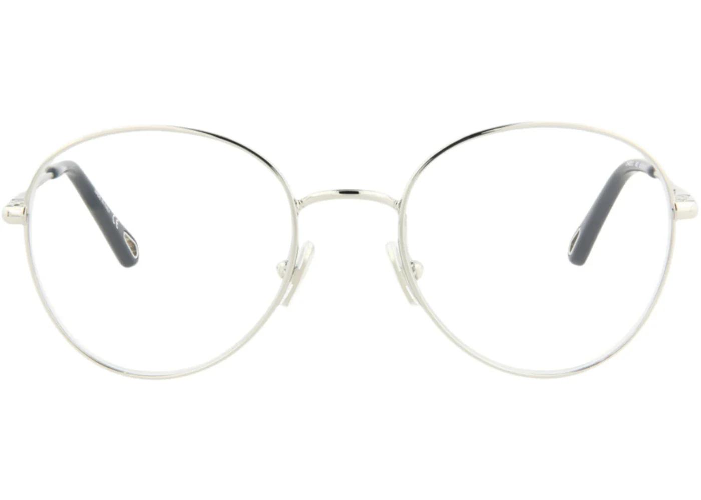 Chloe Round-Frame Metal Optical Frames Silver Silver Transparent (CH0021O-30009815-003)