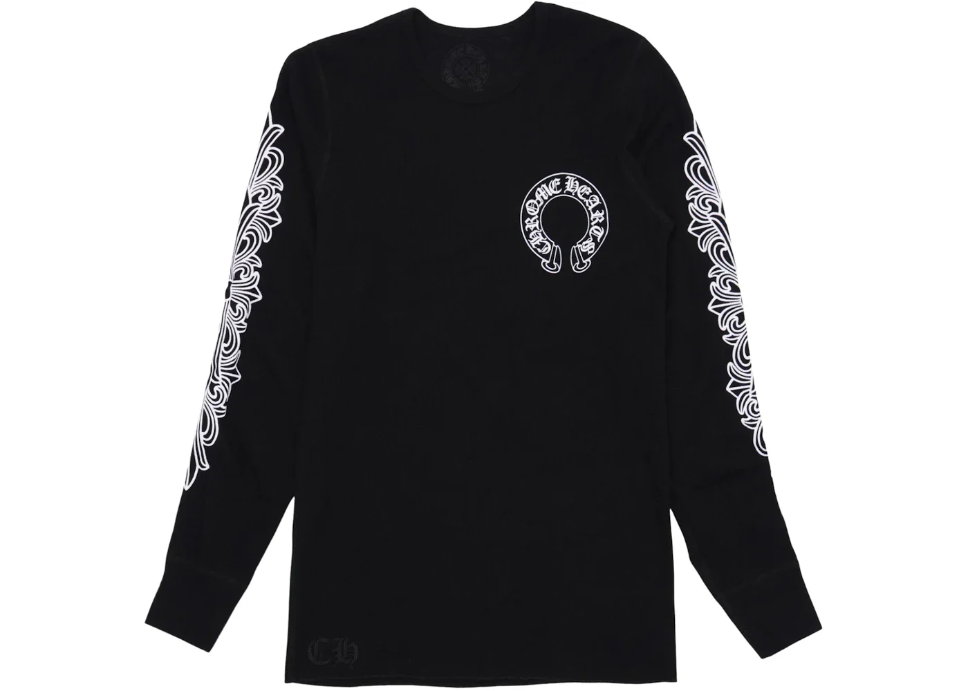 Chrome Hearts Horseshoe Thermal Waffle T-shirt Black