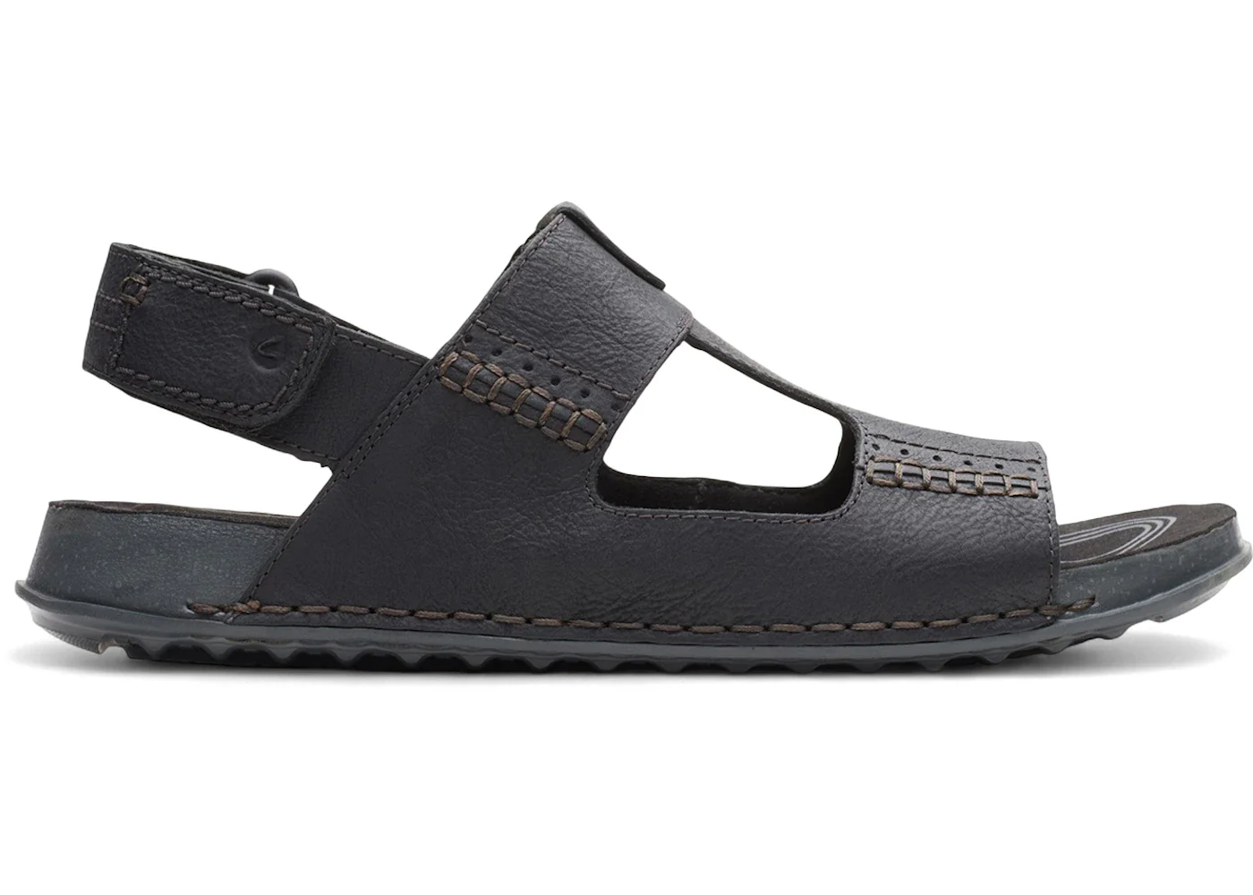 Clarks Crestview Bay Sandals Black Leather