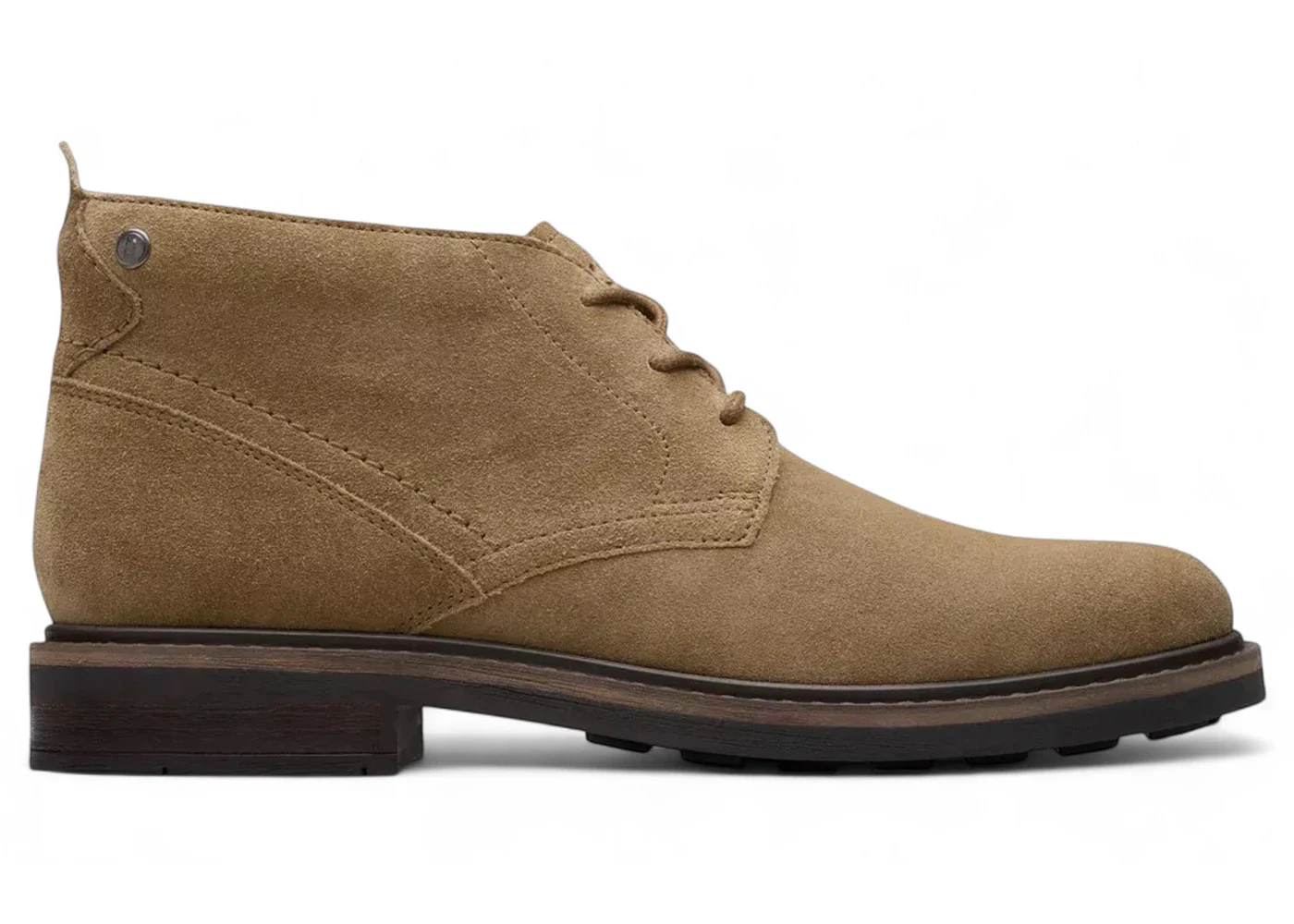 Clarks Newford Mid Dark Sand Suede